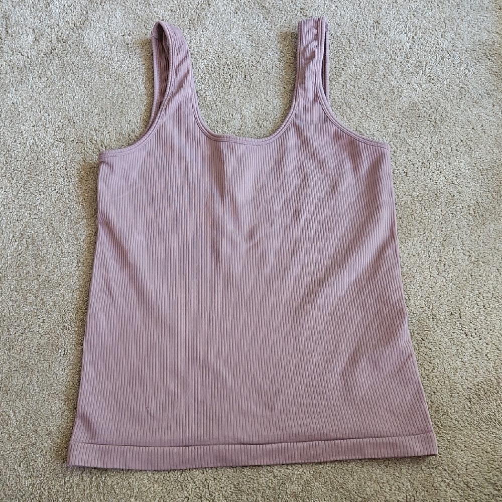 Athleta ribbed tank top, size small, purple